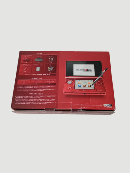 consola nintendo 3ds old roja en caja liberada en micro sd 32 gb