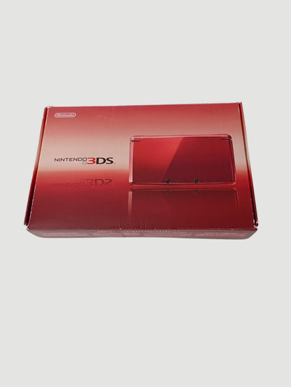 consola nintendo 3ds old roja en caja liberada en micro sd 32 gb