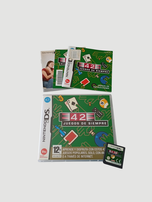 42 juegos de siempre original español nintendo ds