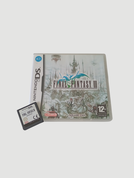 final fantasy III original español nintendo ds
