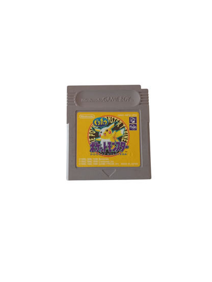 cartucho pokemon amarillo japones