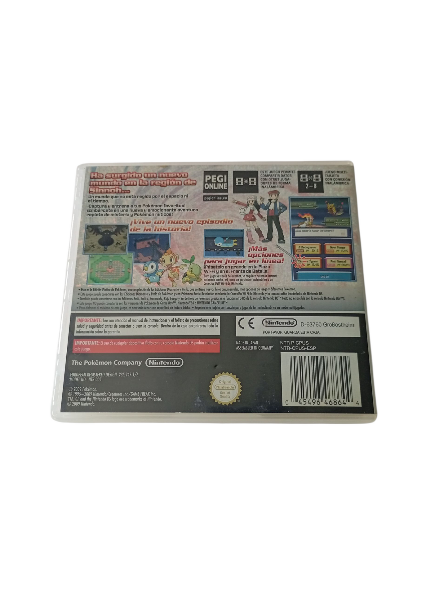 Pokémon edición platino español