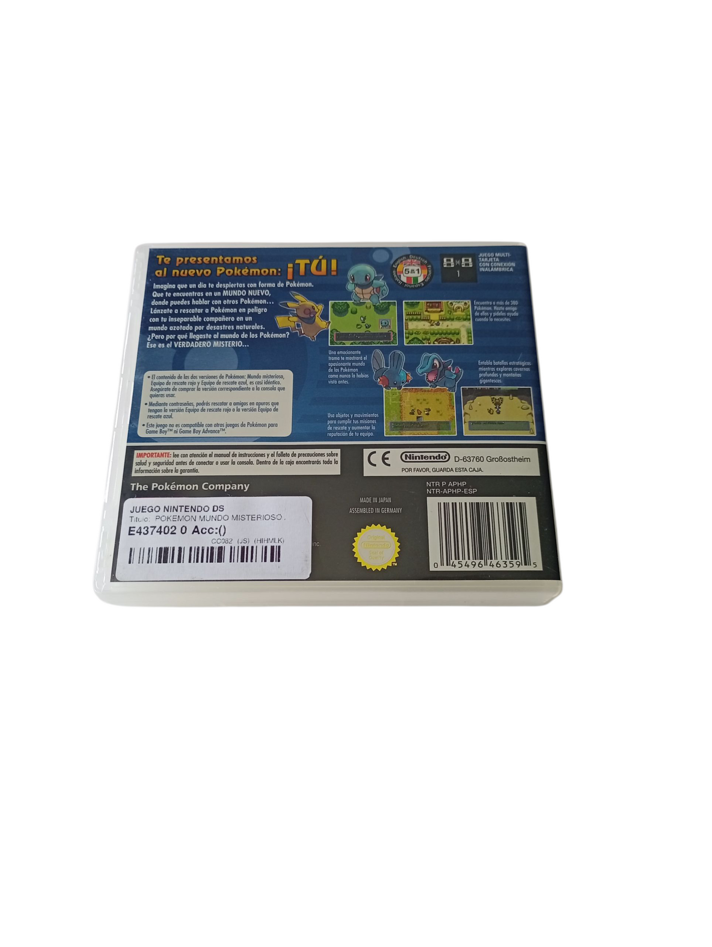 Pokémon mundo misterioso equipo de rescate azul español