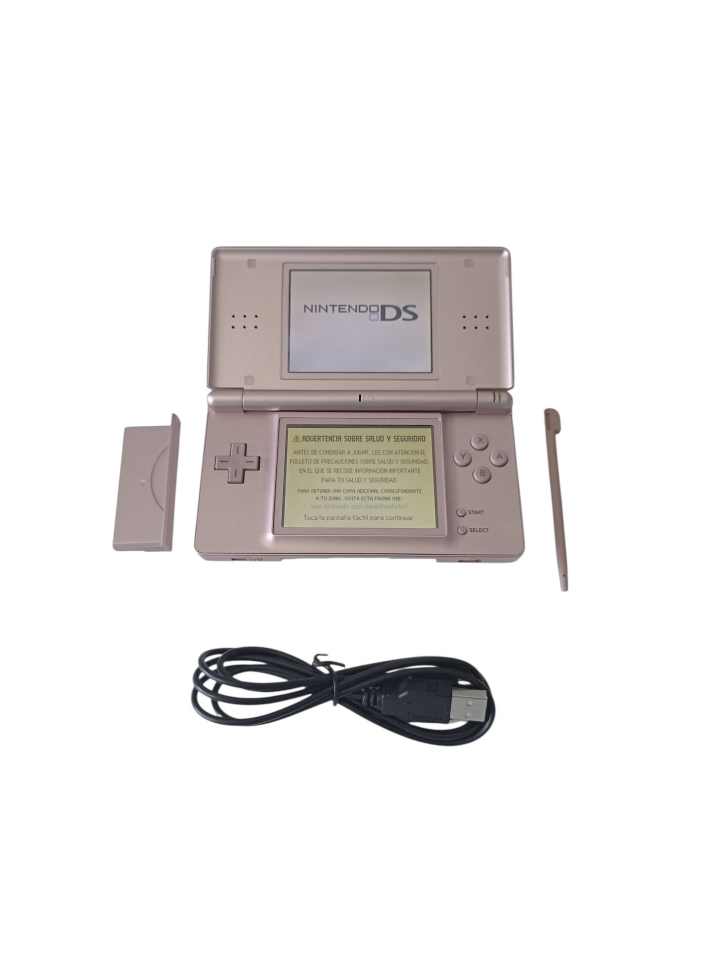 consola Nintendo ds lite rosada metalizada