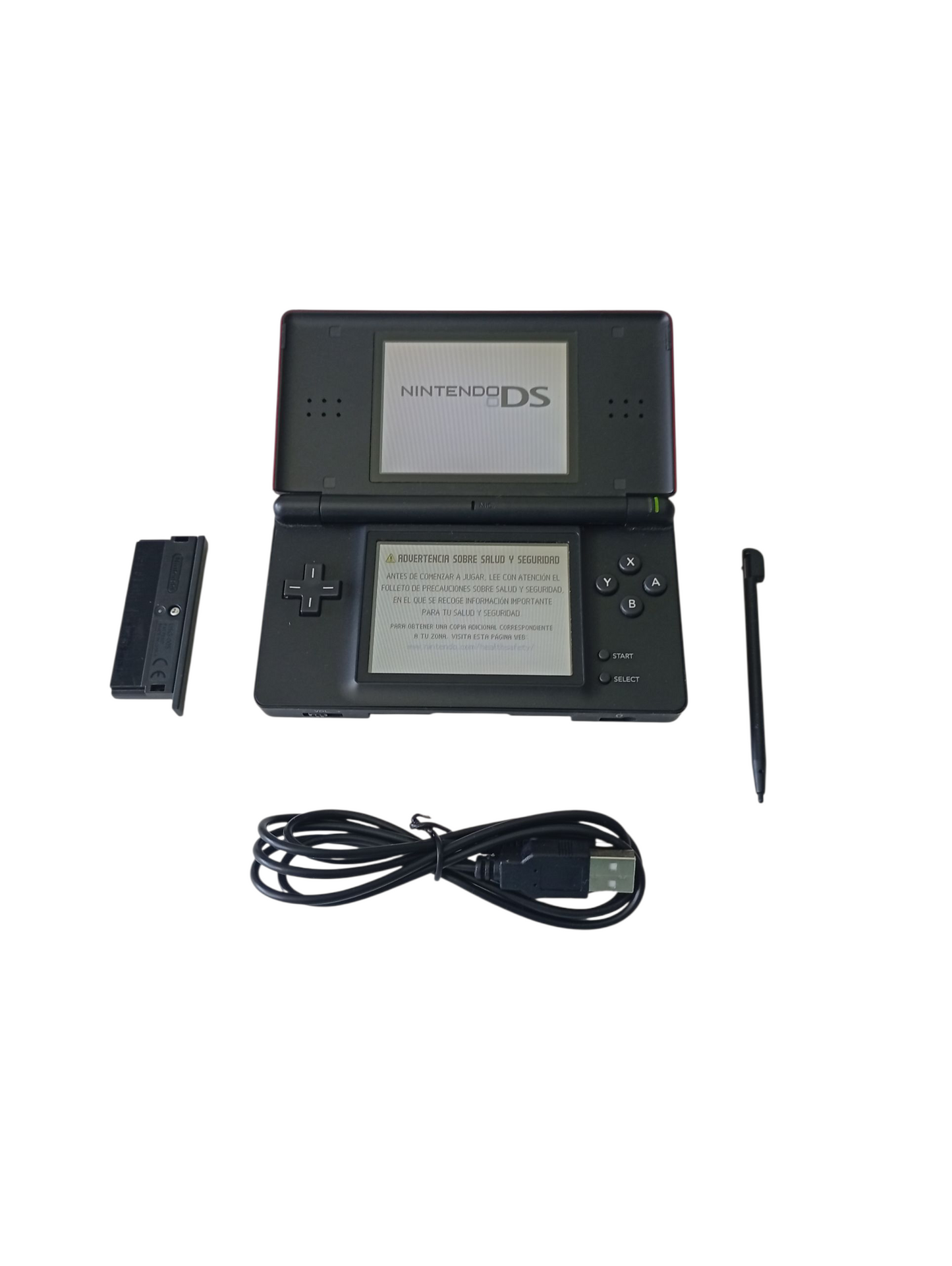 consola Nintendo ds lite negra roja