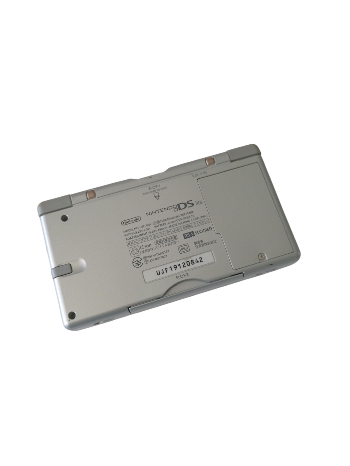 consola nintendo ds lite plateada