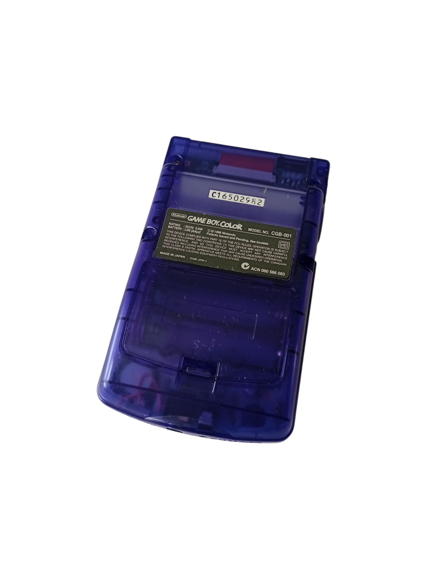consola game boy color midnight blue