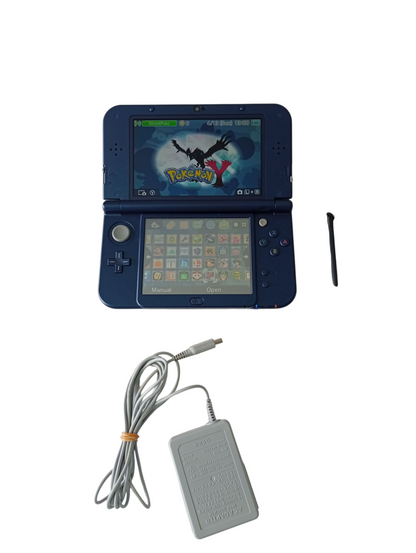 consola new 3ds xl blue metallic
