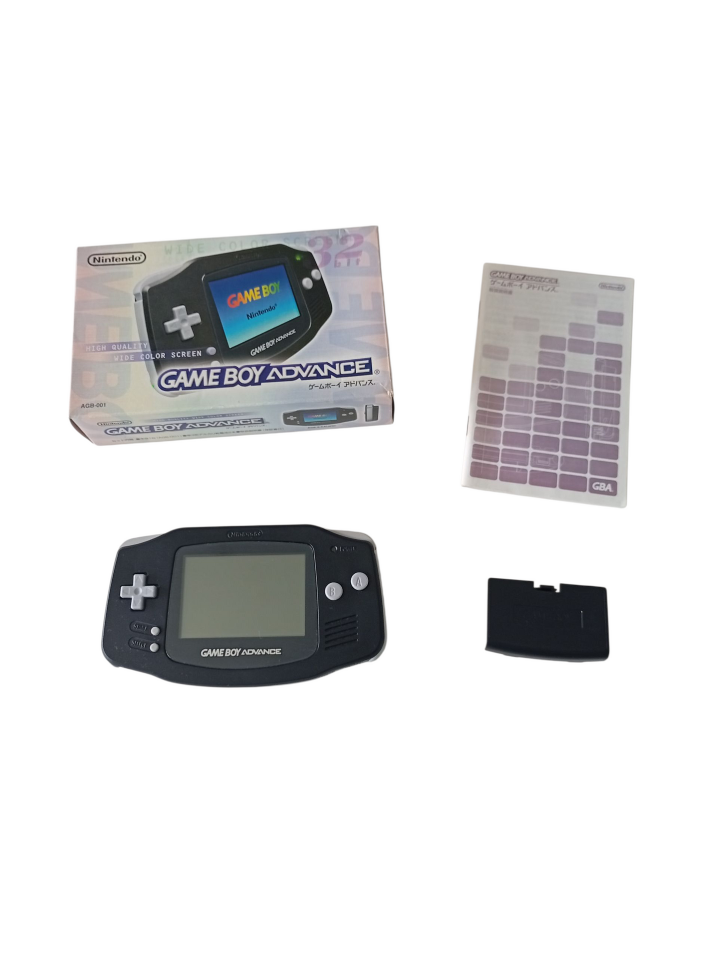 consola game boy advance en caja negra
