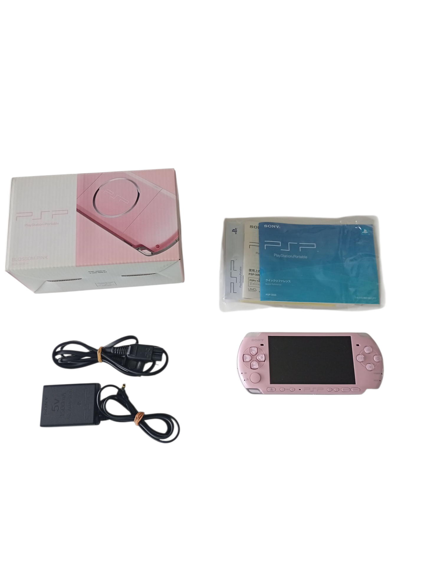 consola psp 3000 en caja rosada