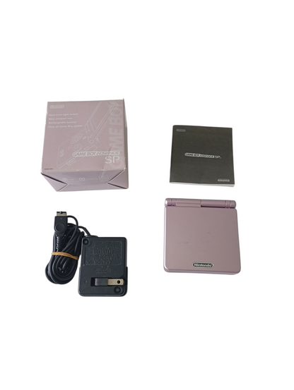 consola game boy advance sp 001 en caja rosada