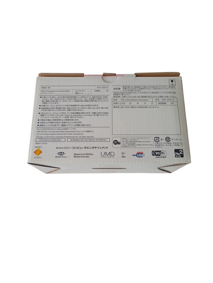 consola psp 3000 en caja rosada