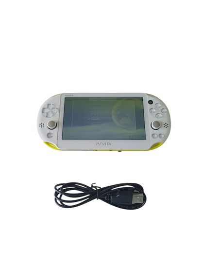 consola ps vita amarilla blanca