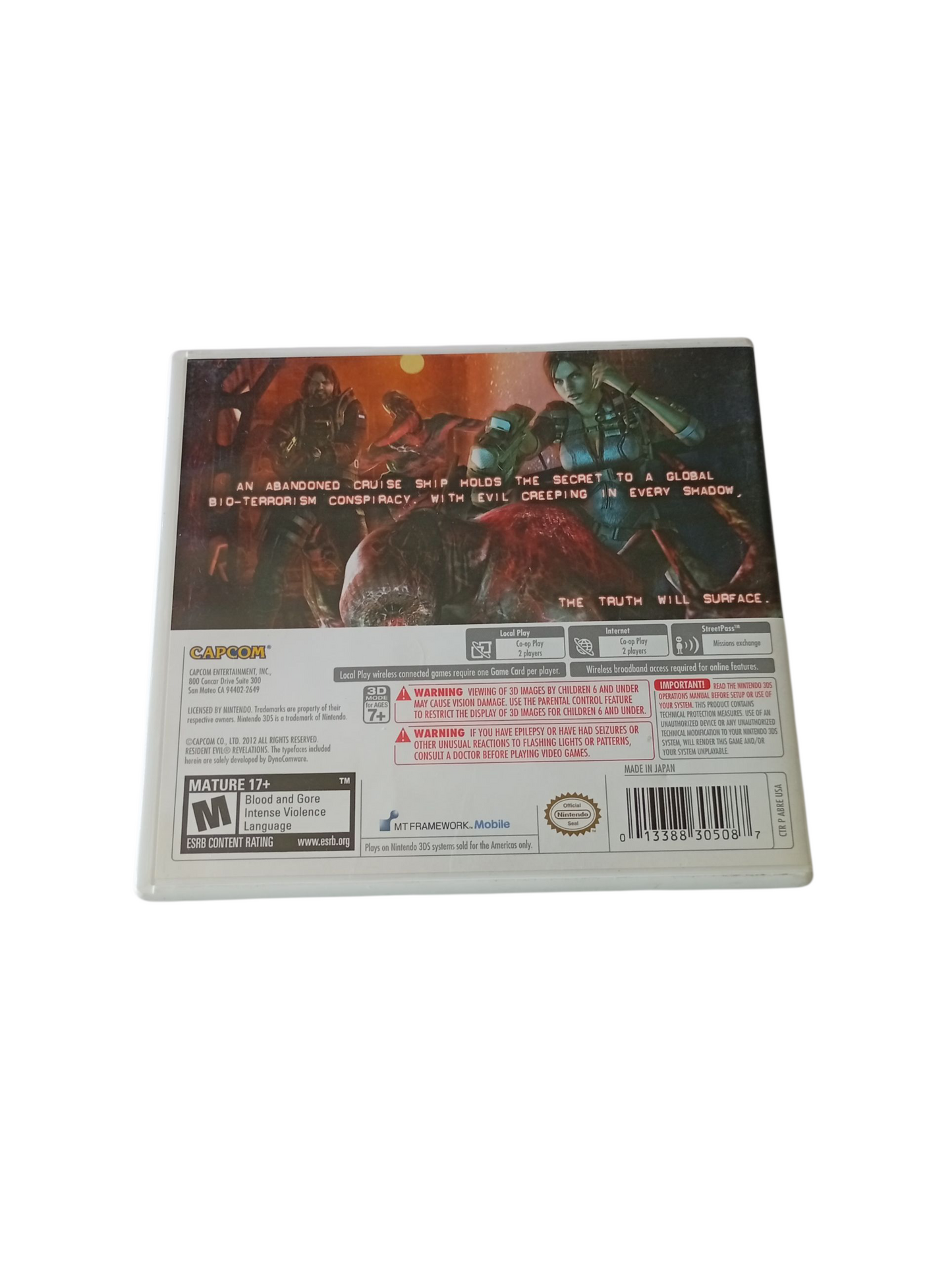 resident evil revelations 3ds