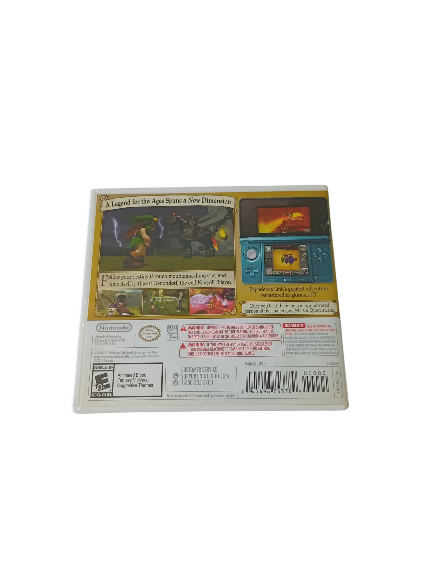 the legend of zelda ocarina of time 3d