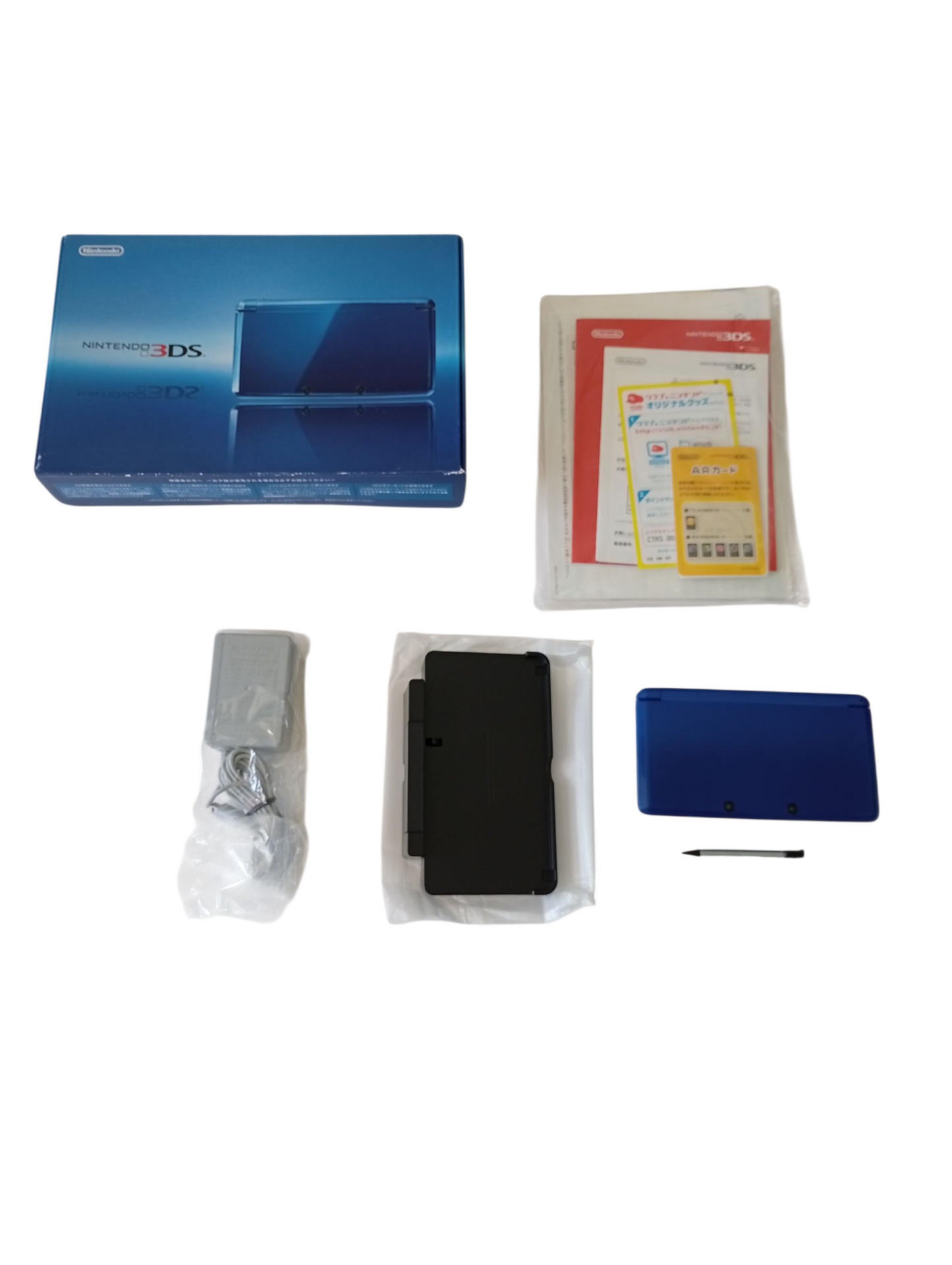 consola 3ds old cobalt blue en caja