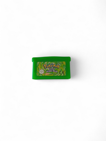 cartucho Pokémon verde hoja español original