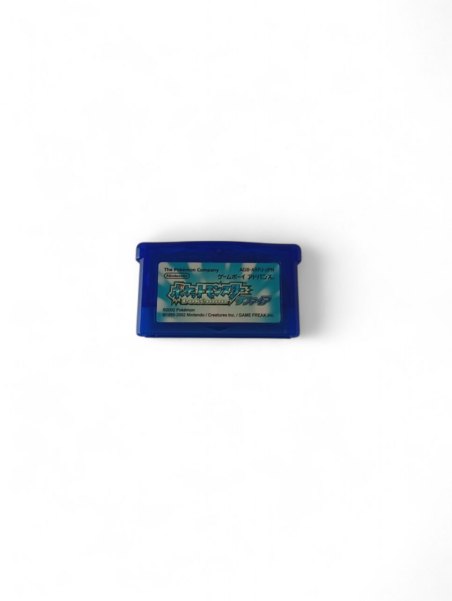 cartucho Pokémon zafiro japonés original