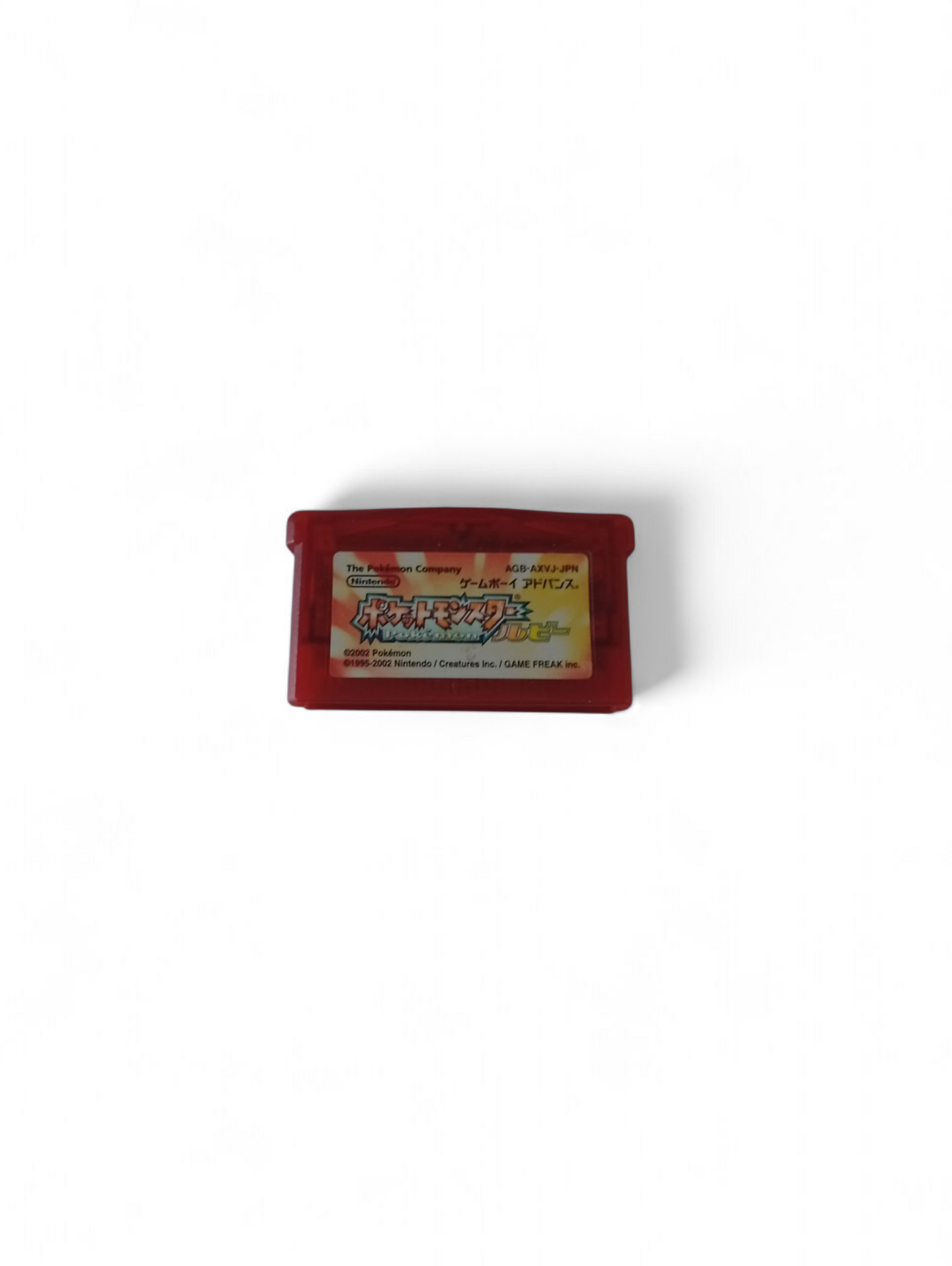 cartucho Pokémon rubí japonés original