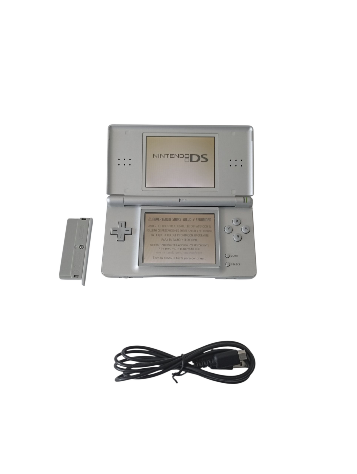 consola nintendo ds lite plateada