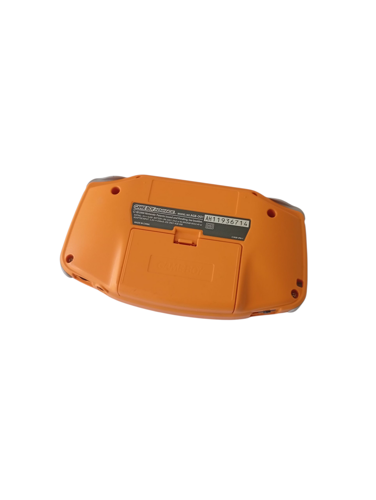 consola game boy advance naranja