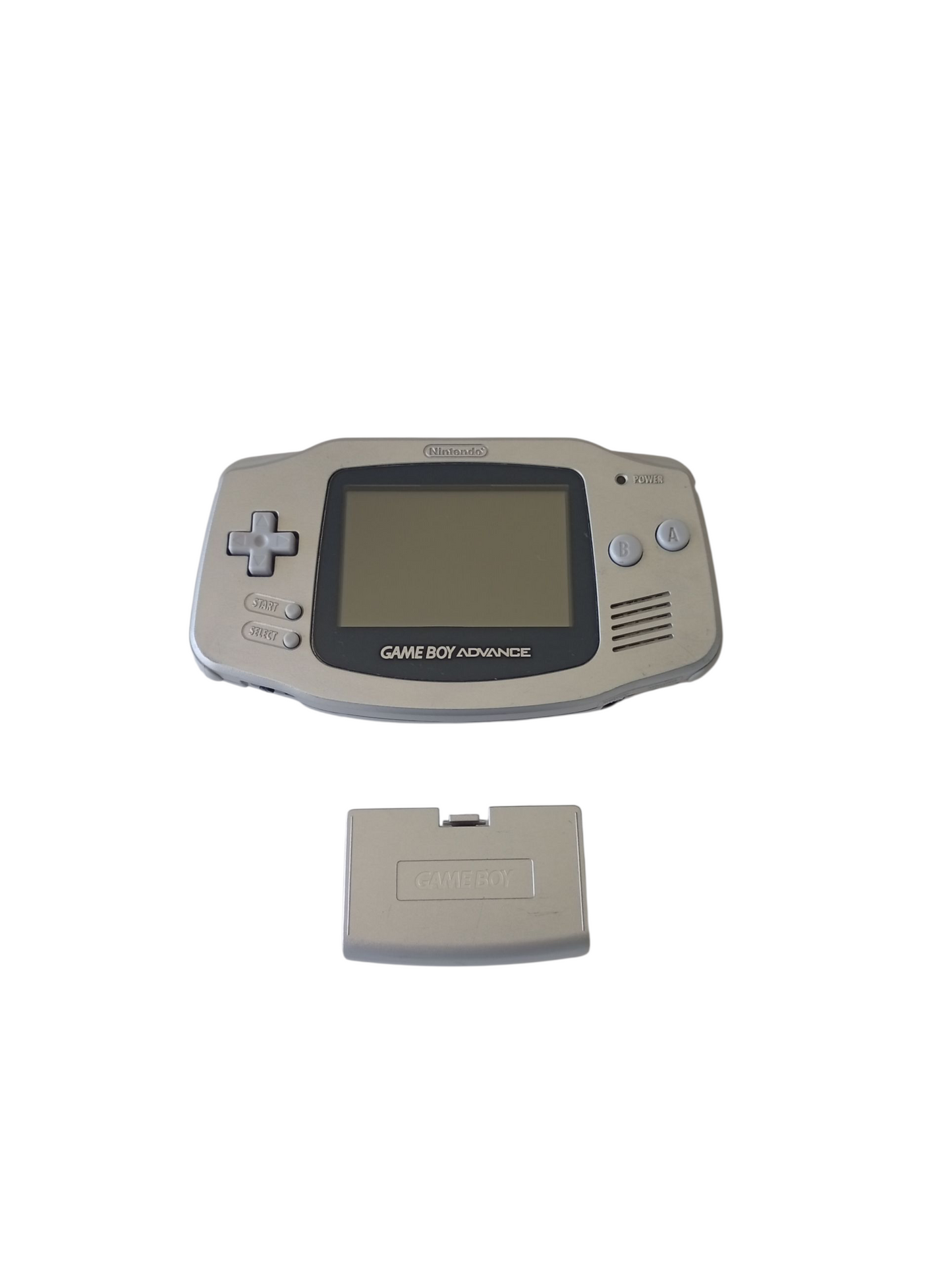 consola game boy advance plateada