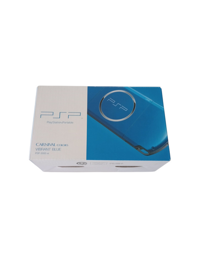 consola psp 3000 en caja vibrant blue