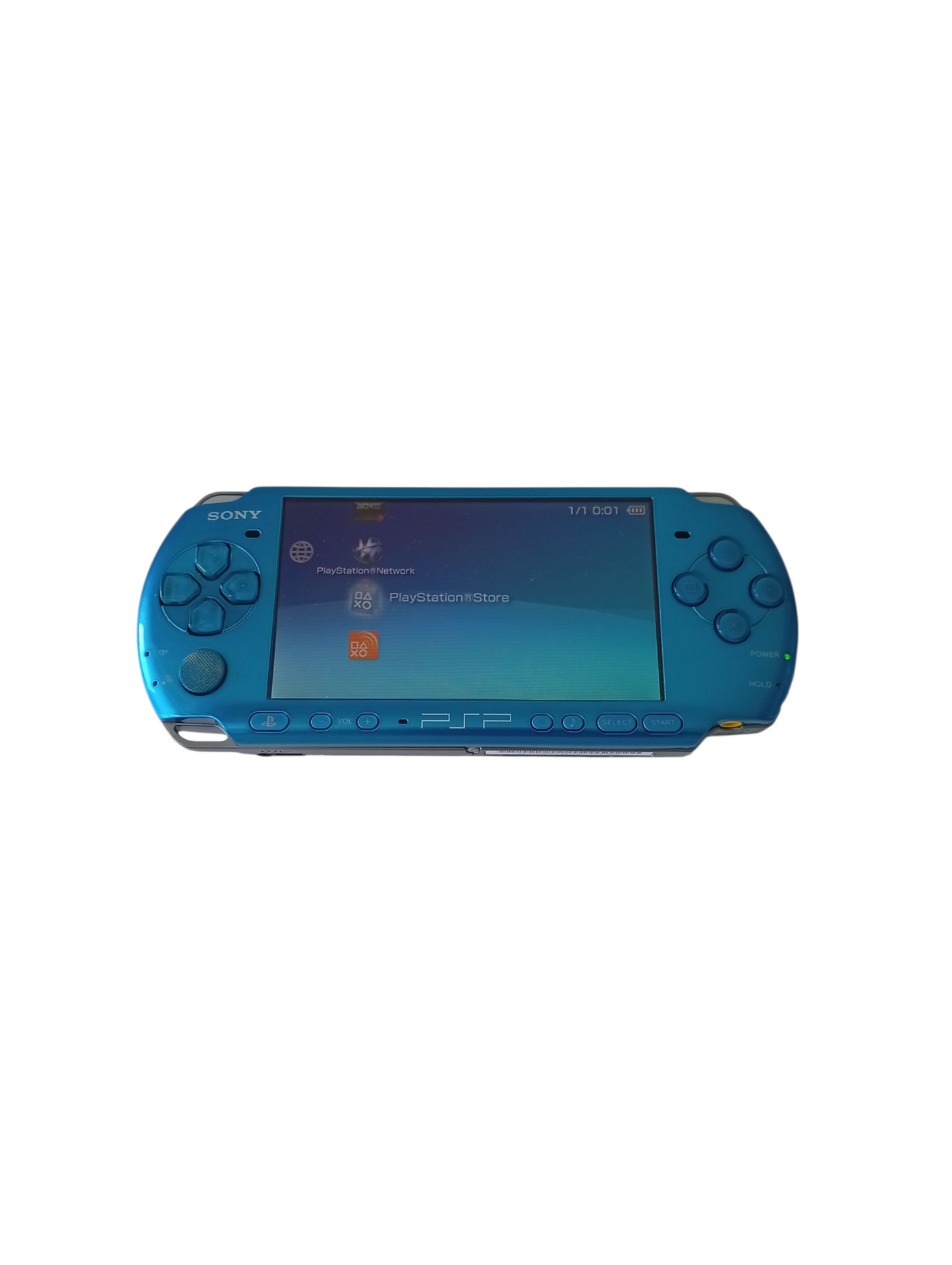 consola psp 3000 en caja vibrant blue