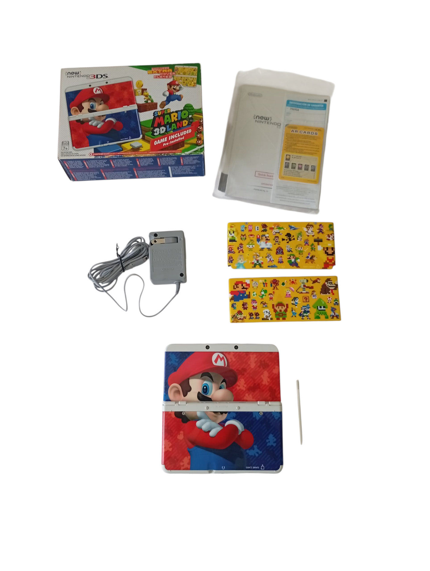 consola new 3ds edicion especial super mario 3dland americana en caja liberada micro sd 32 gb