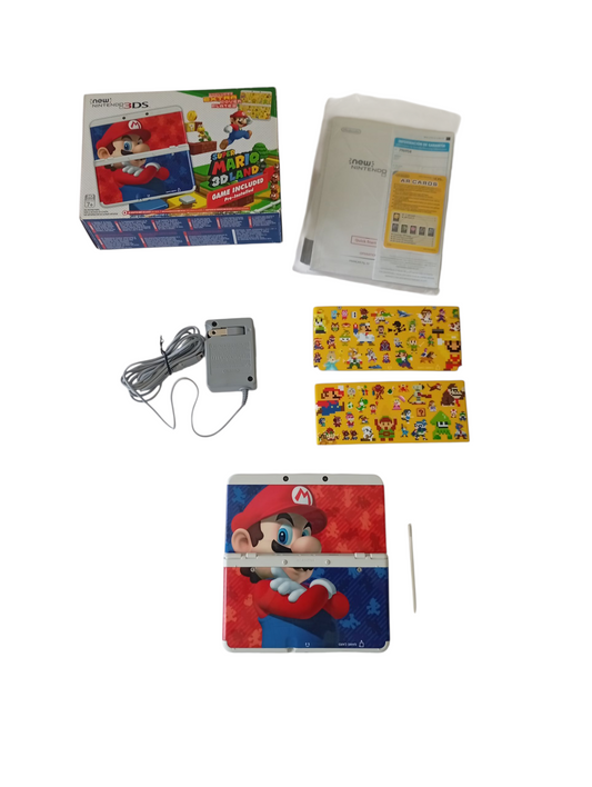 consola new 3ds edicion especial super mario 3dland americana en caja liberada micro sd 32 gb
